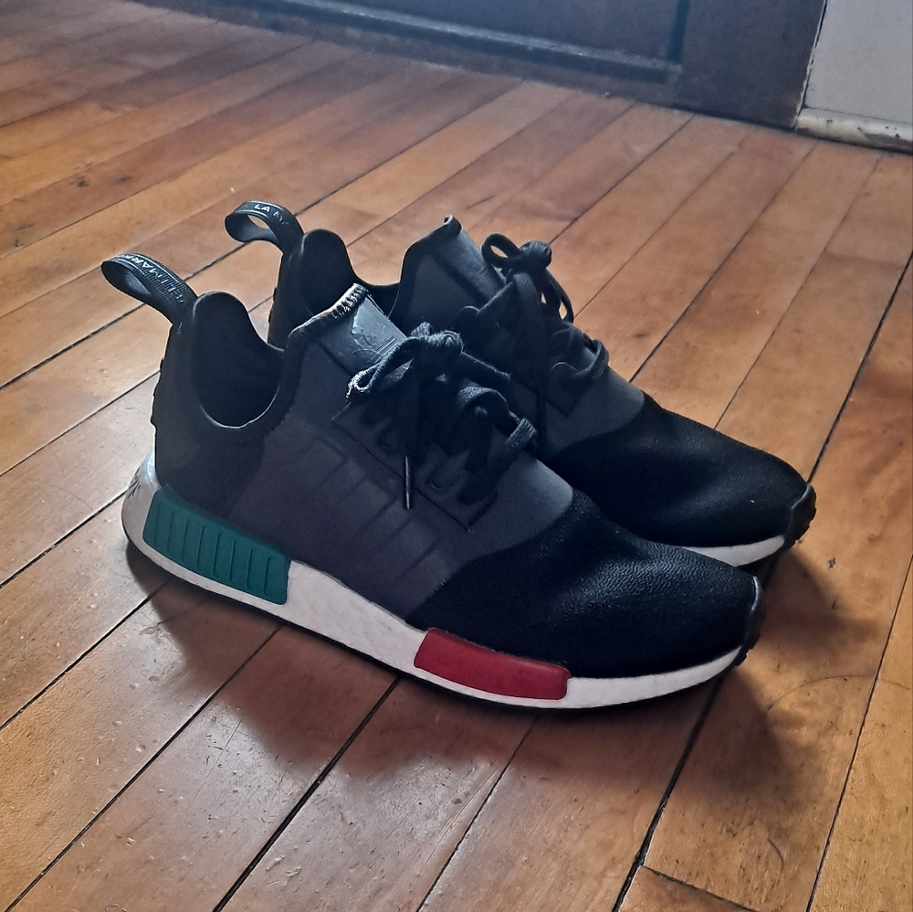 Black Adidas NMD Rare Heel Graphic